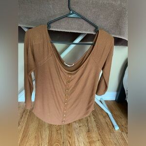 Crop Off Shoulder Long Sleeve